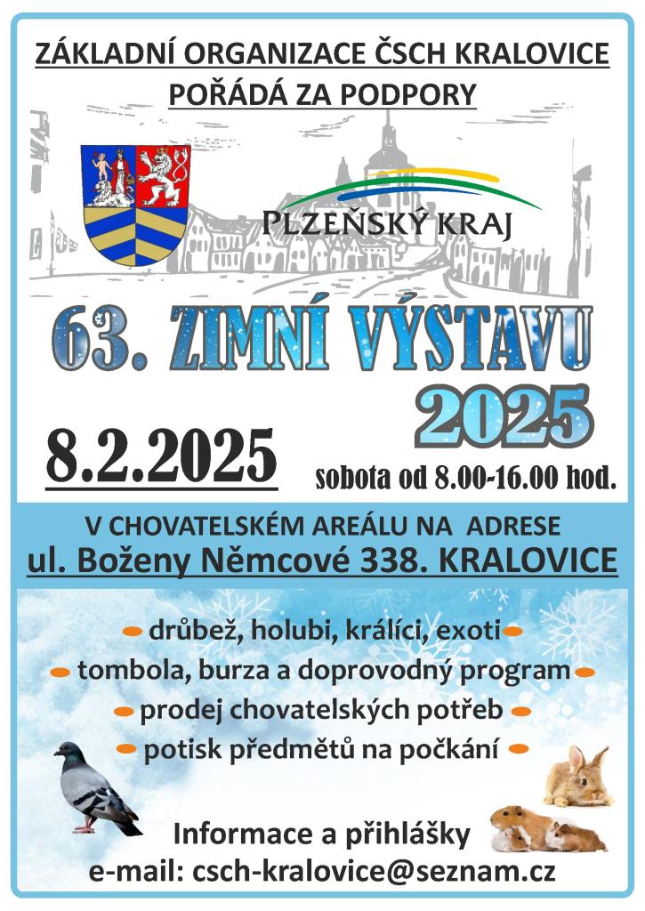 Zimní výstava ČSCH Kralovice 2025-02-08